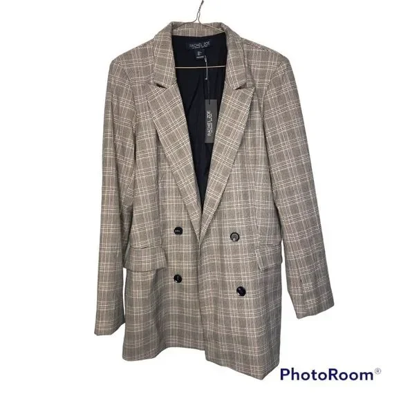 NWT Rachel Zoe Plaid Blazer - Picture 1 of 3